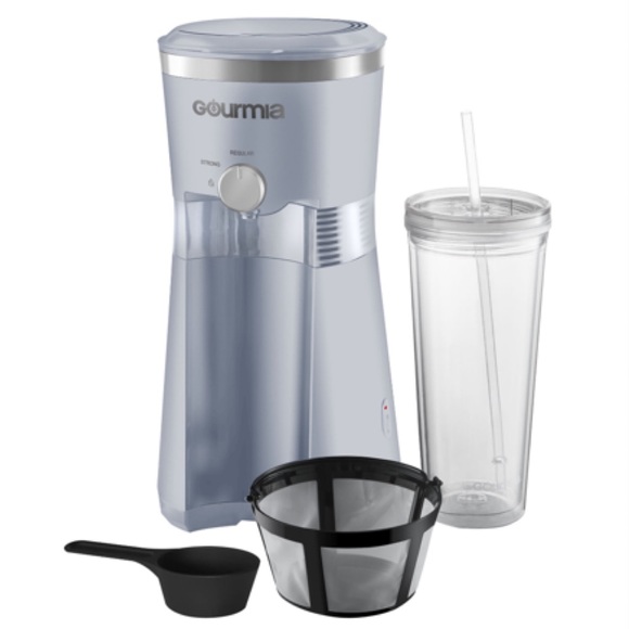 GOURMIA Iced Coffee Maker with Reusable Tumbler, Blue - Picture 7 of 7